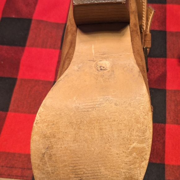 American Eagle Suede Ankle Booties 6.5 - Picture 3 of 4